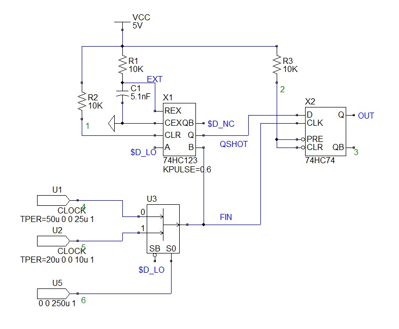 Topspice Digital Simulation Example